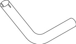 DINEX 52291 Exhaust Pipe